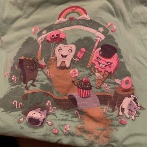 Threadless Sugar Land Mint Green T-shirt First Ed.